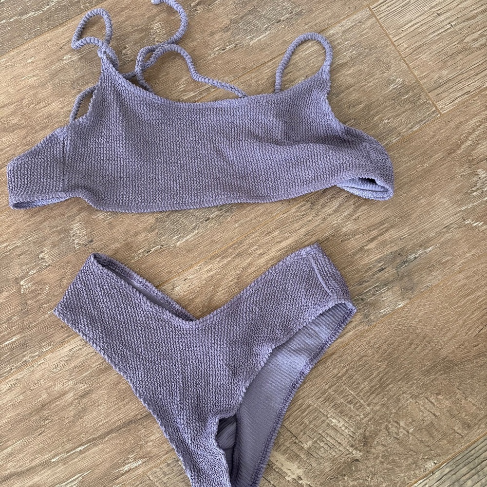 Skatie bralette crinkle bikini